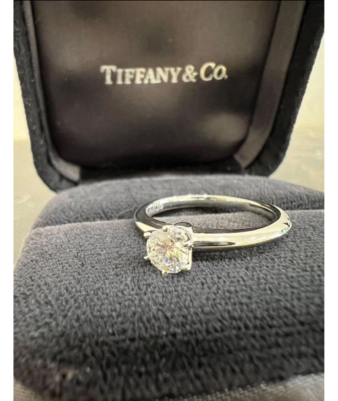 TIFFANY&CO Серебряное платиновое кольцо, фото 3