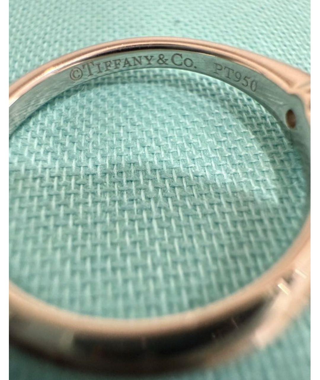 TIFFANY&CO Серебряное платиновое кольцо, фото 4