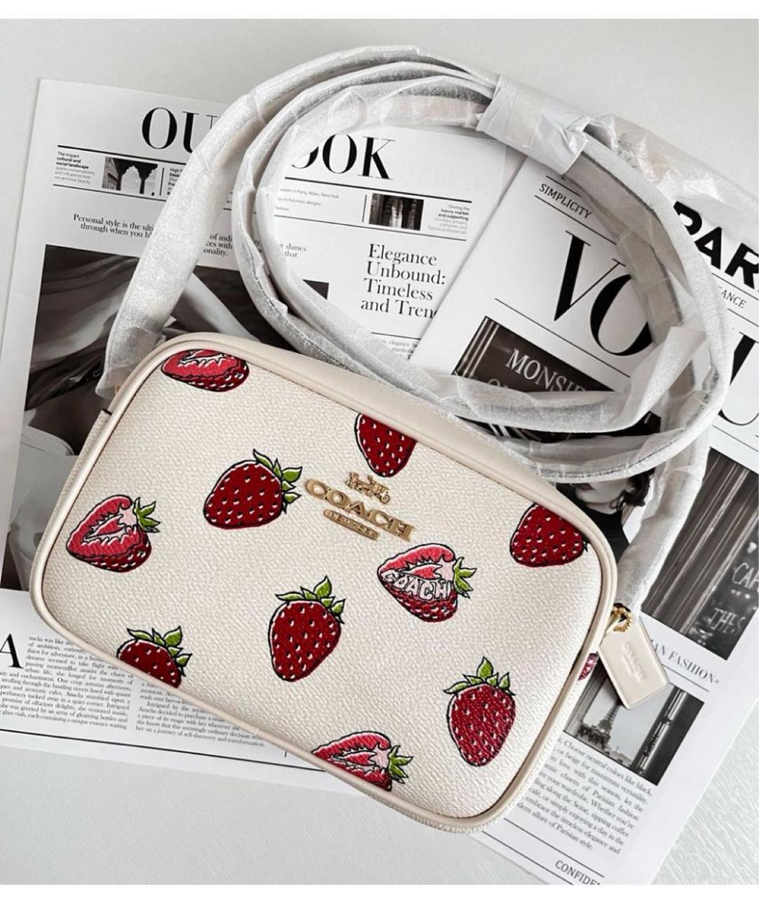 COACH Белая сумка через плечо, фото 2