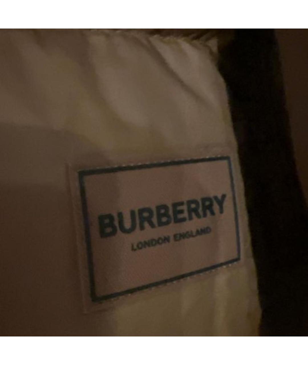 BURBERRY Коричневый пуховик, фото 3