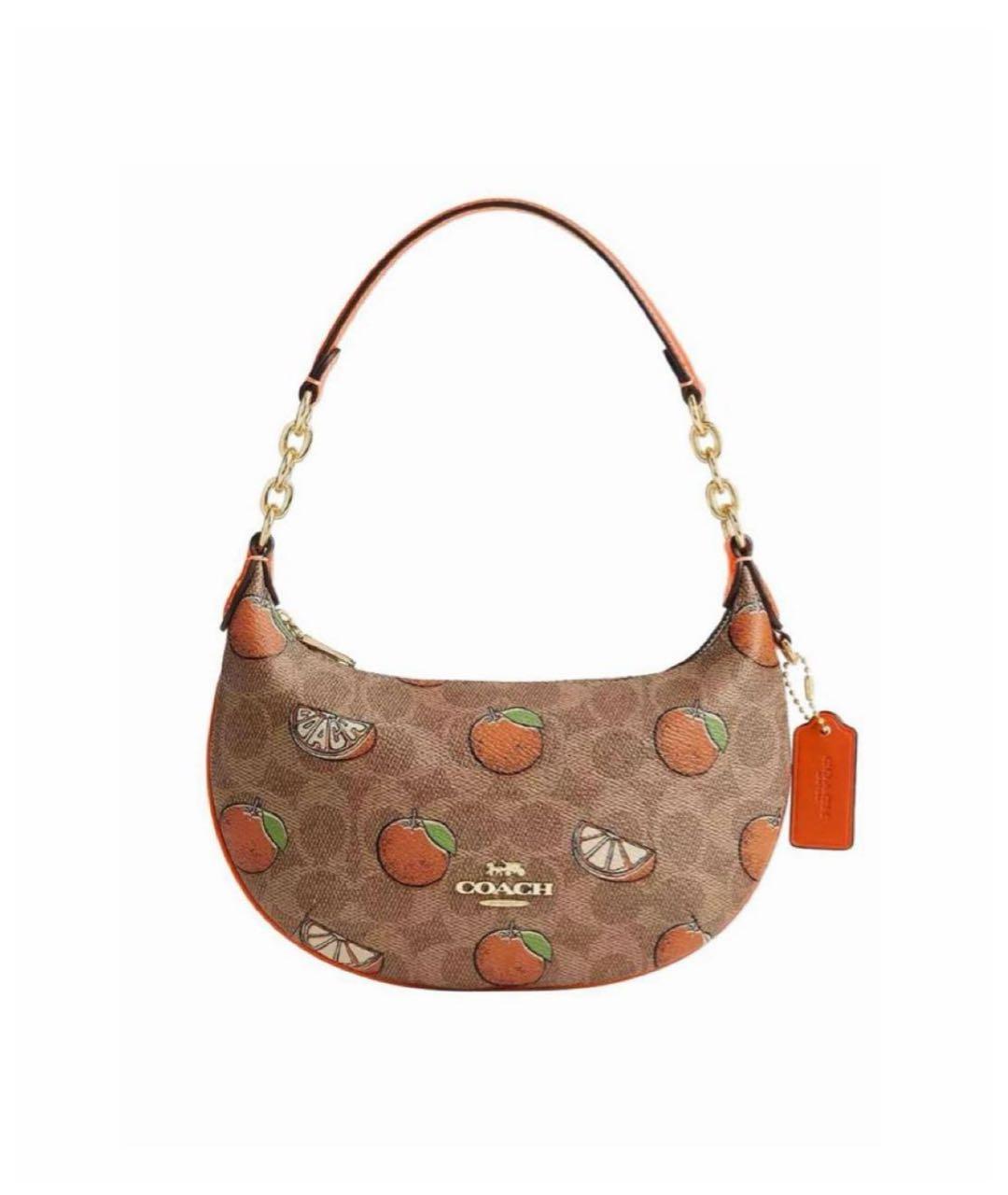 COACH Коричневая сумка через плечо, фото 9