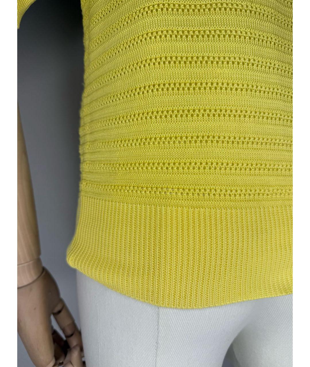 CHRISTIAN DIOR Желтая футболка, фото 6