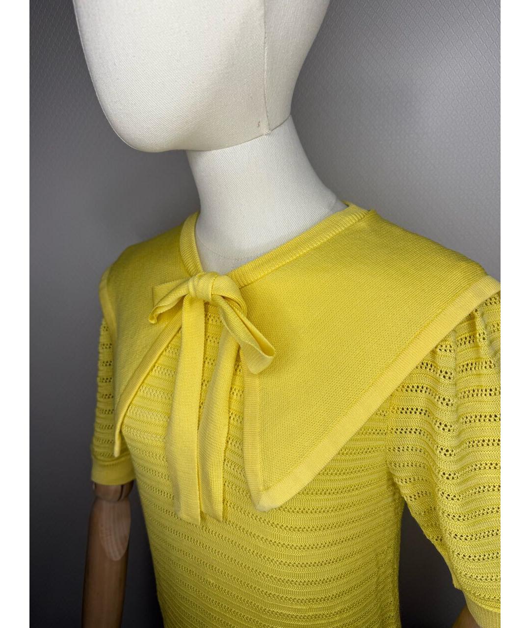 CHRISTIAN DIOR Желтая футболка, фото 4