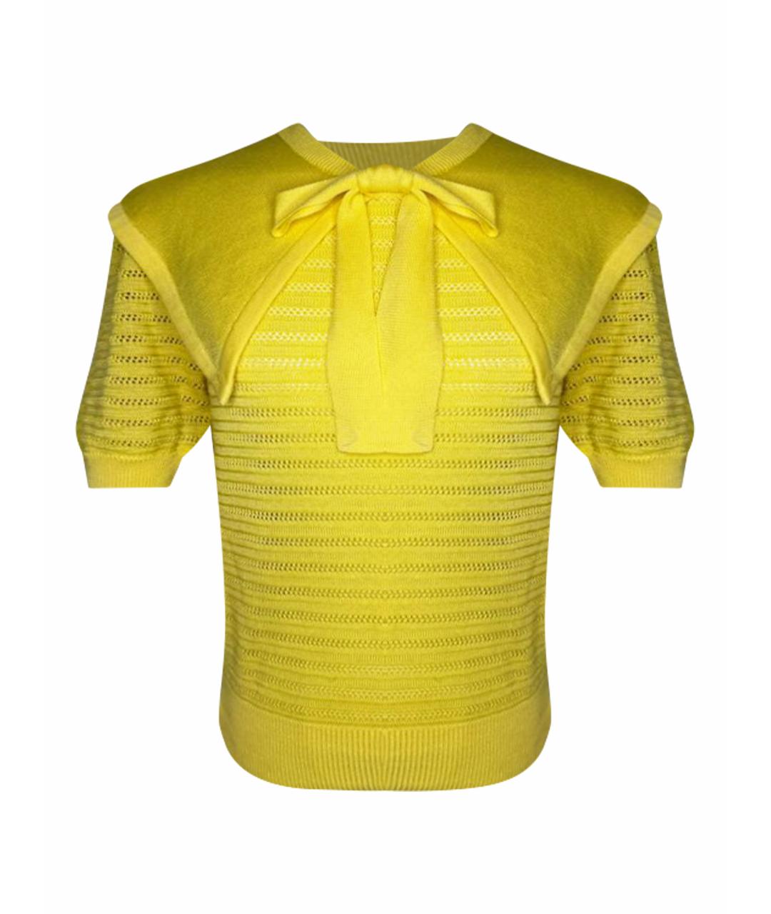 CHRISTIAN DIOR Желтая футболка, фото 1