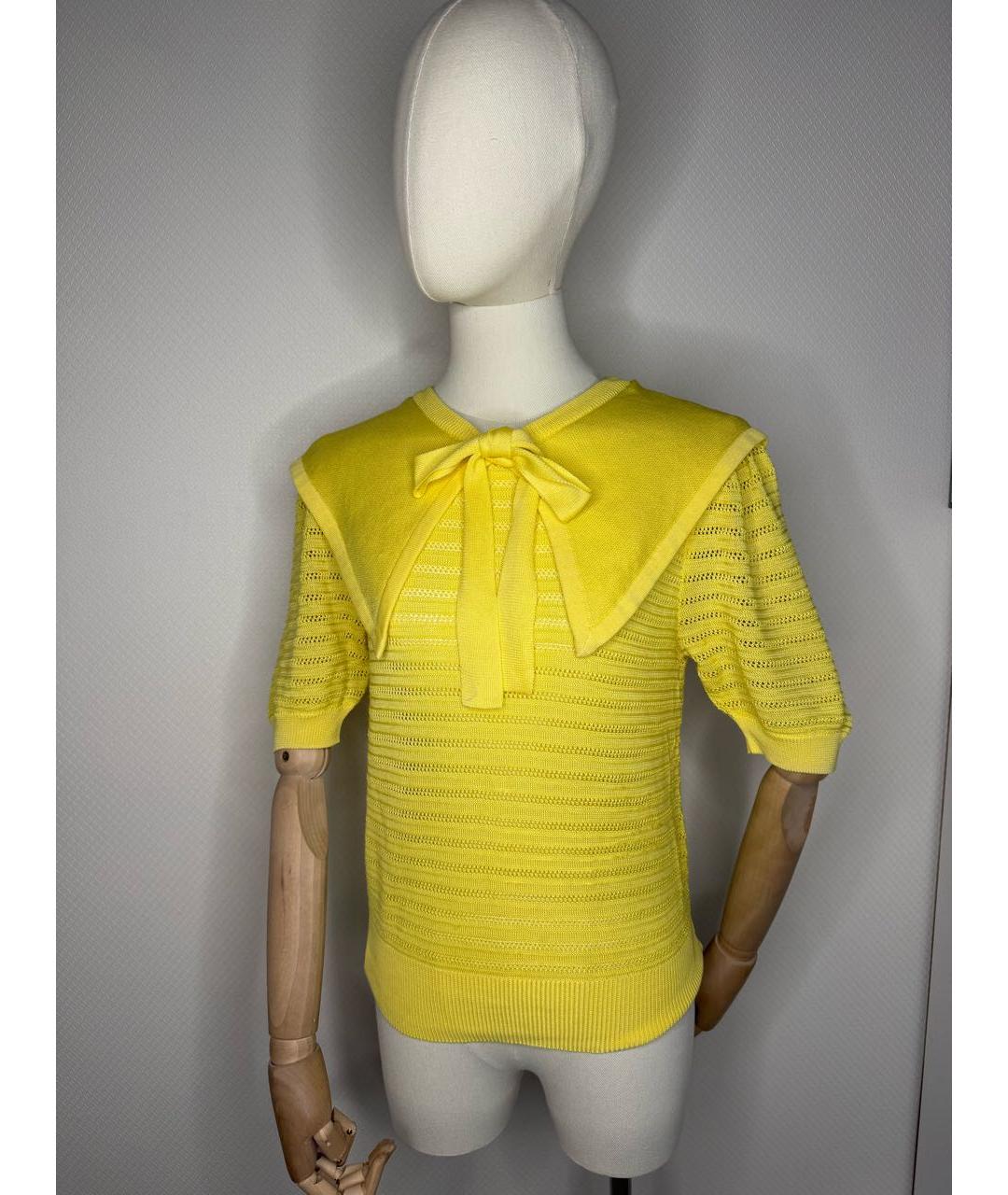 CHRISTIAN DIOR Желтая футболка, фото 2