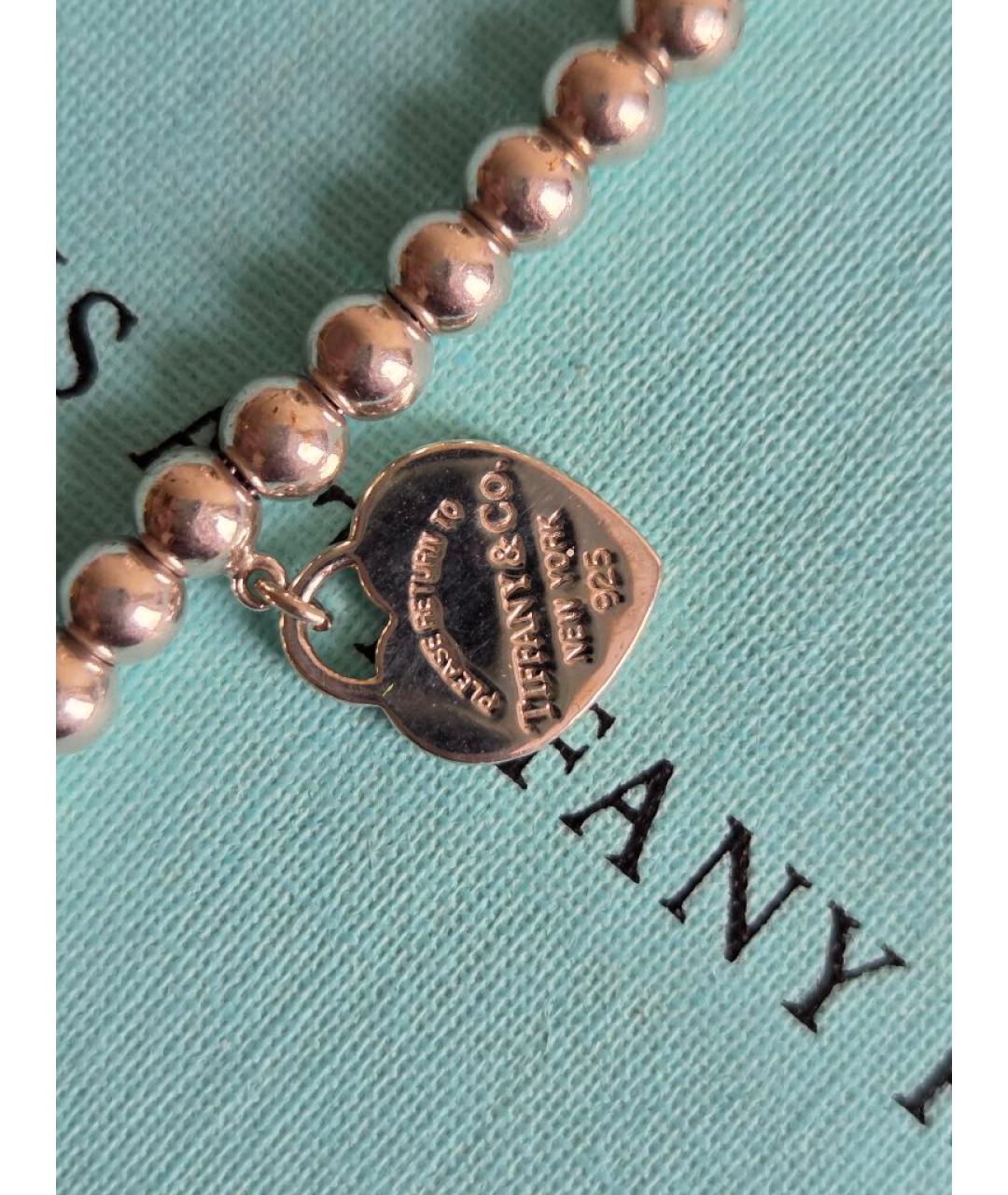 TIFFANY&CO Серебрянный серебряный браслет, фото 4