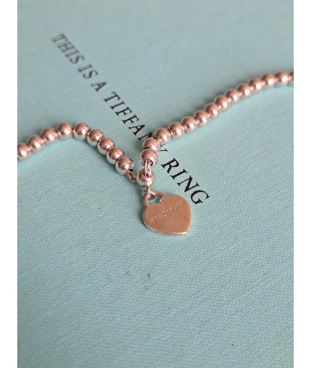 TIFFANY&CO Серебрянный серебряный браслет, фото 3