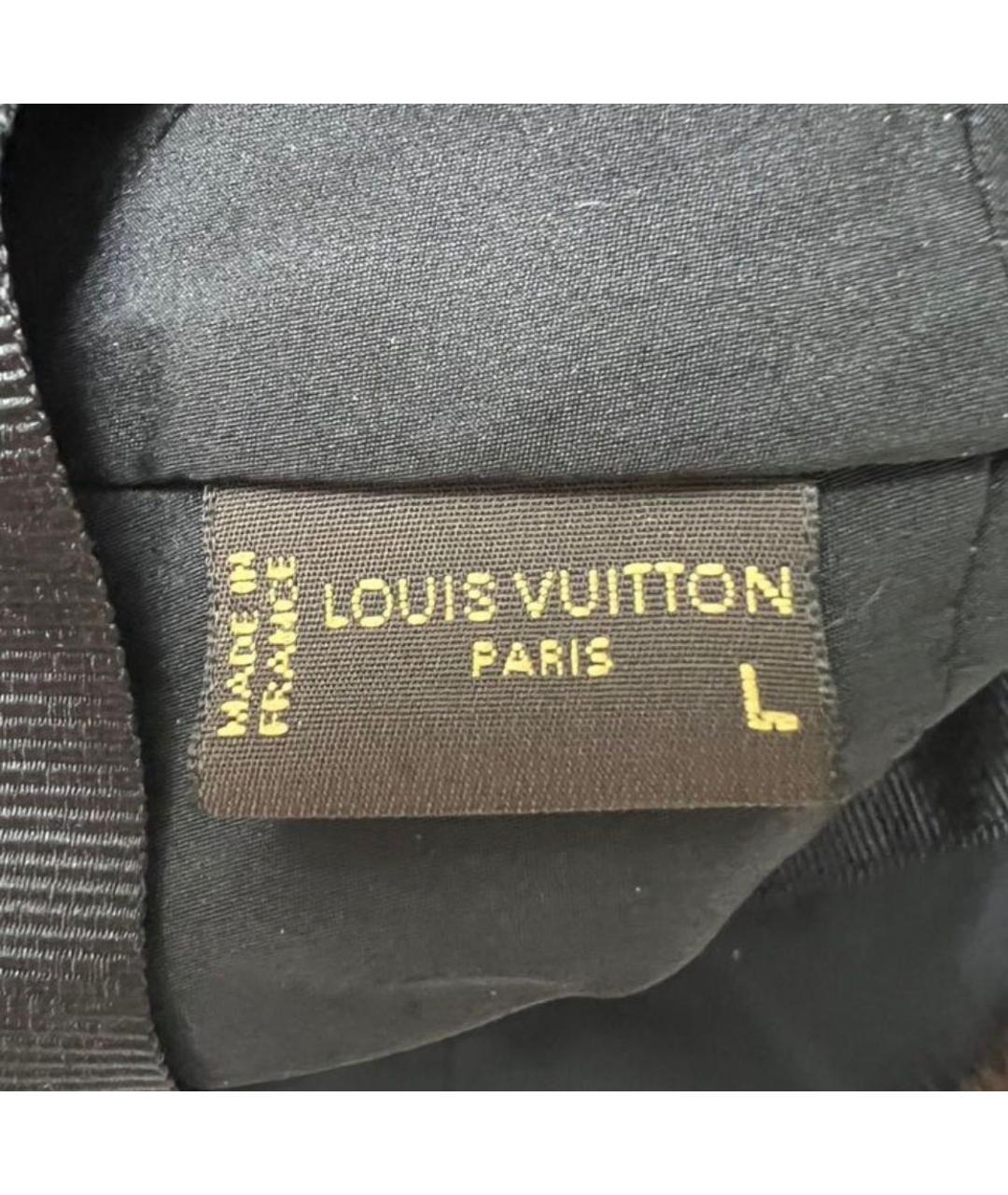 LOUIS VUITTON Коричневая шапка, фото 4