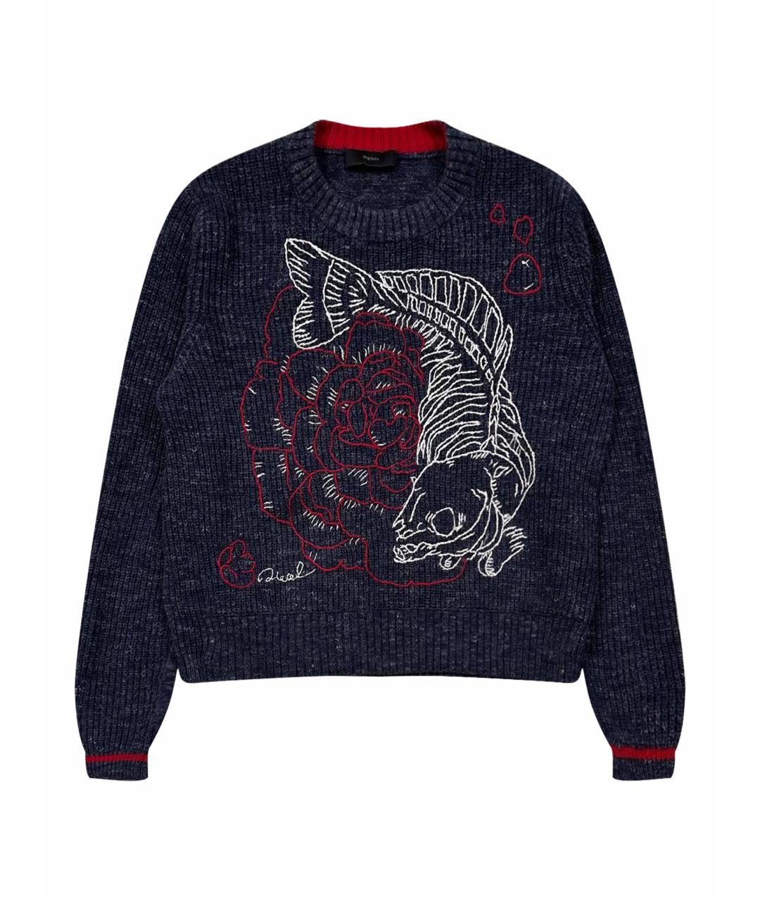 DIESEL Мульти хлопковый джемпер / свитер, фото 8