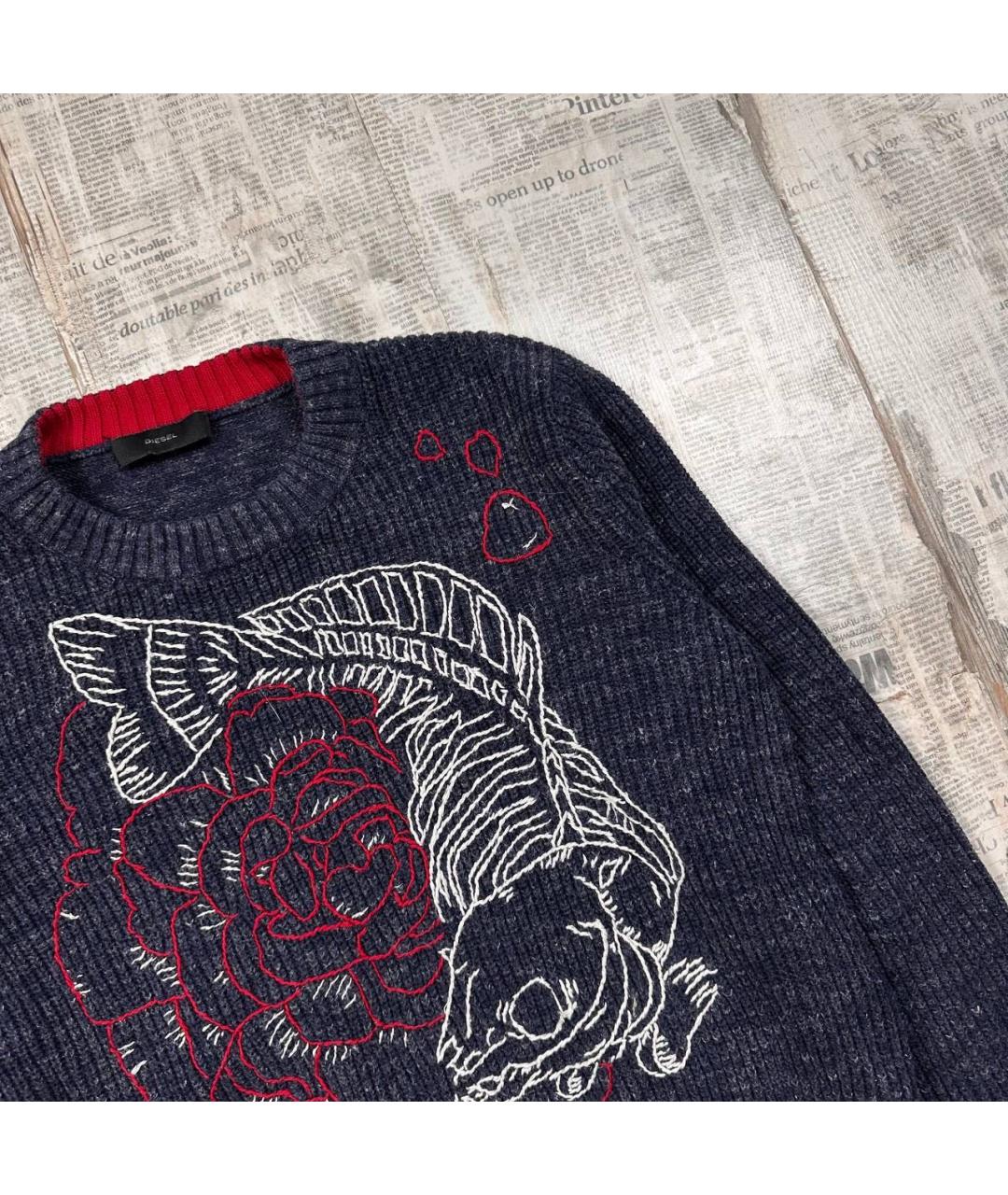 DIESEL Мульти хлопковый джемпер / свитер, фото 2