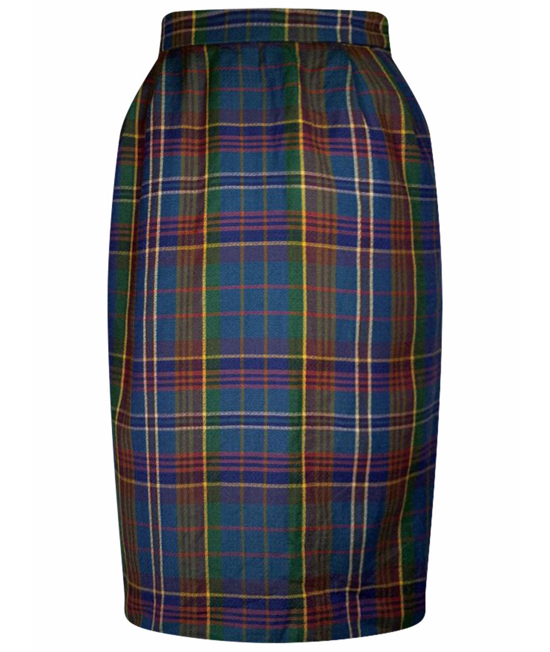 SAINT LAURENT Мульти юбка миди, фото 1