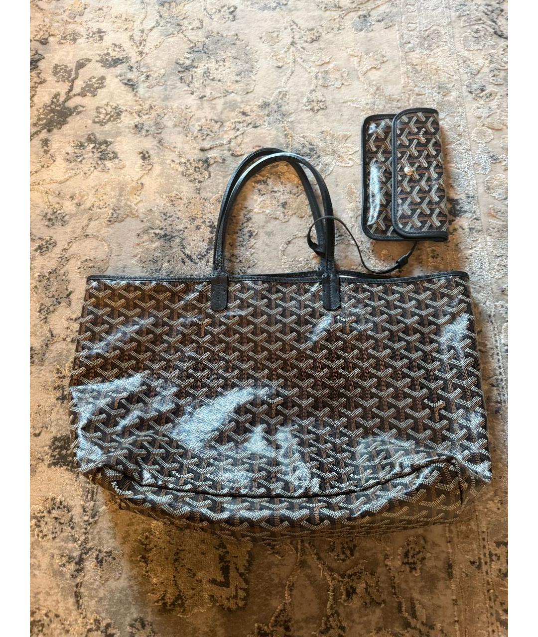 GOYARD Черная сумка тоут, фото 4