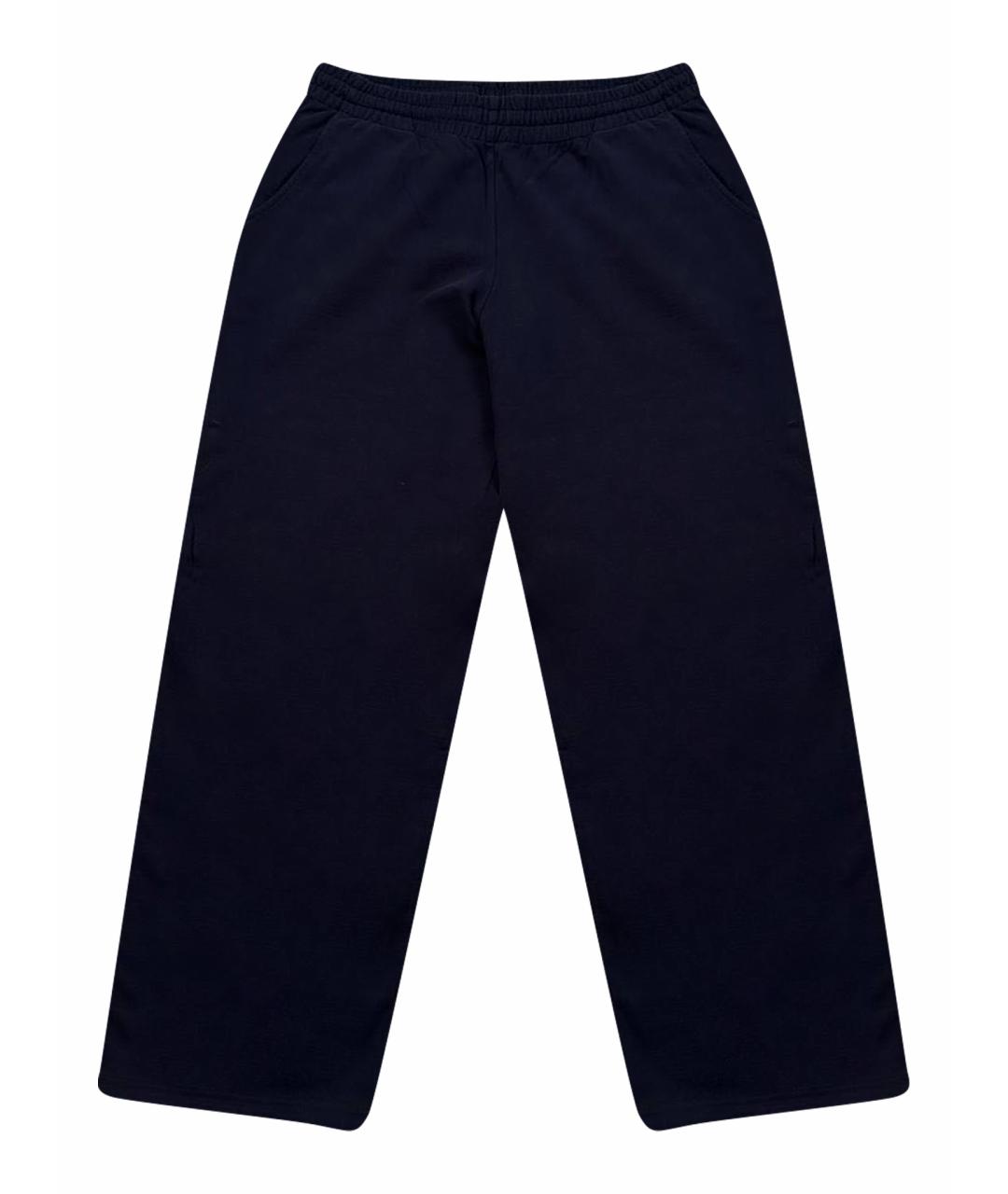 PAUL & SHARK Темно-синие хлопковые повседневные брюки, фото 1