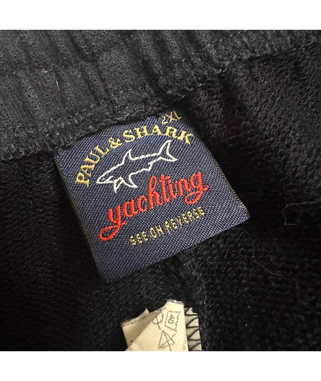 PAUL & SHARK Темно-синие хлопковые повседневные брюки, фото 4