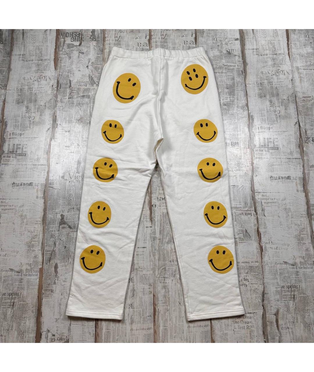 Kapital Белые хлопковые повседневные брюки, фото 9