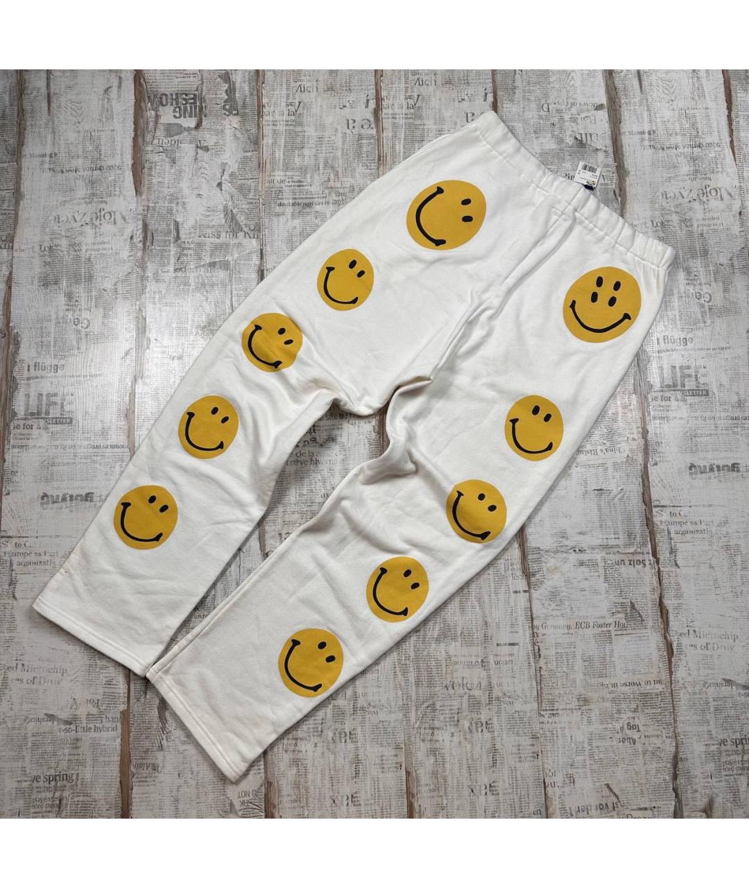 Kapital Белые хлопковые повседневные брюки, фото 2