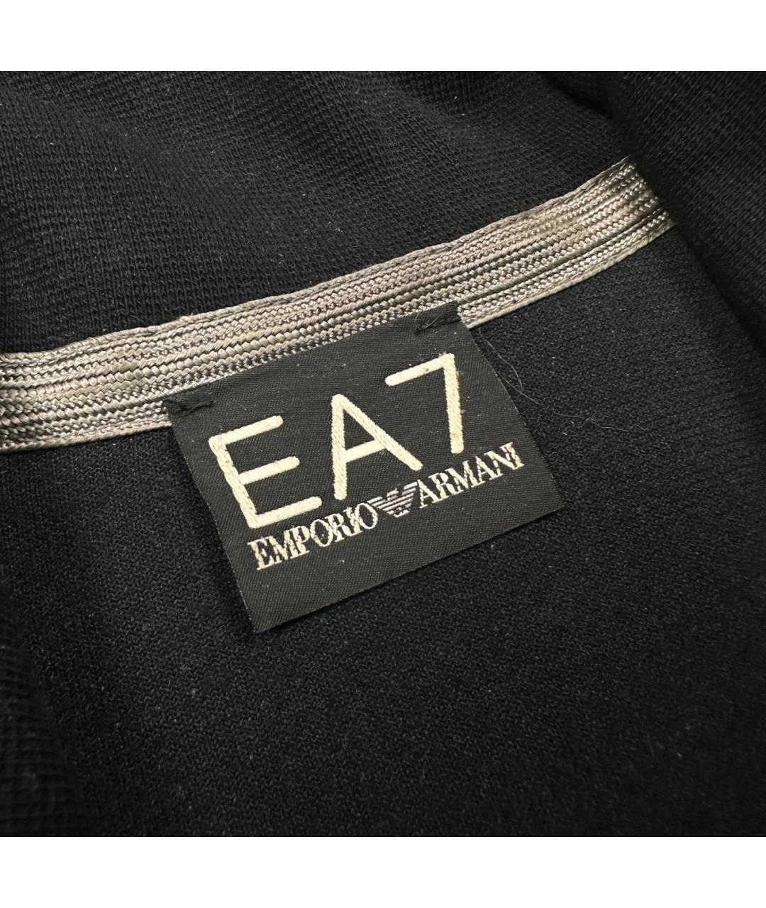 EMPORIO ARMANI Черная спортивная куртка, фото 3