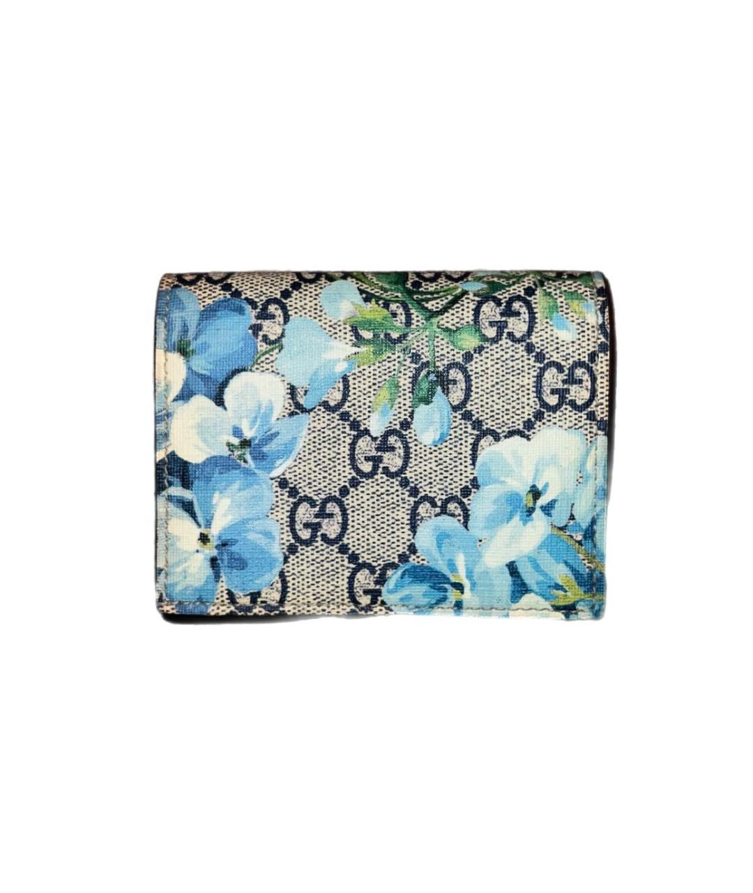 GUCCI Голубой кошелек, фото 3