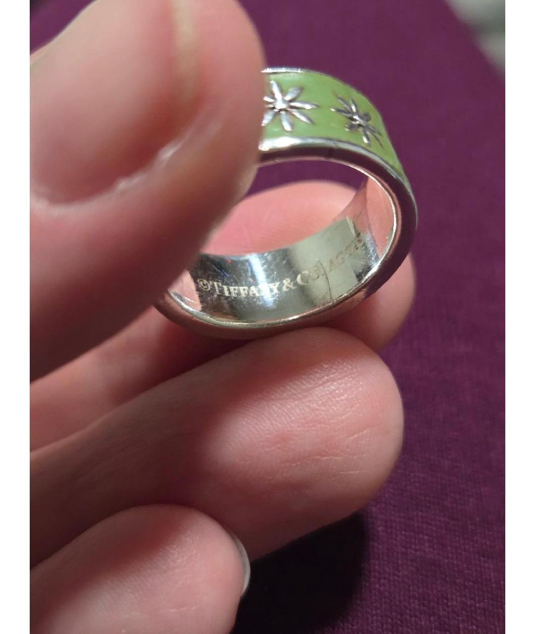 TIFFANY&CO Бирюзовое серебряное кольцо, фото 4