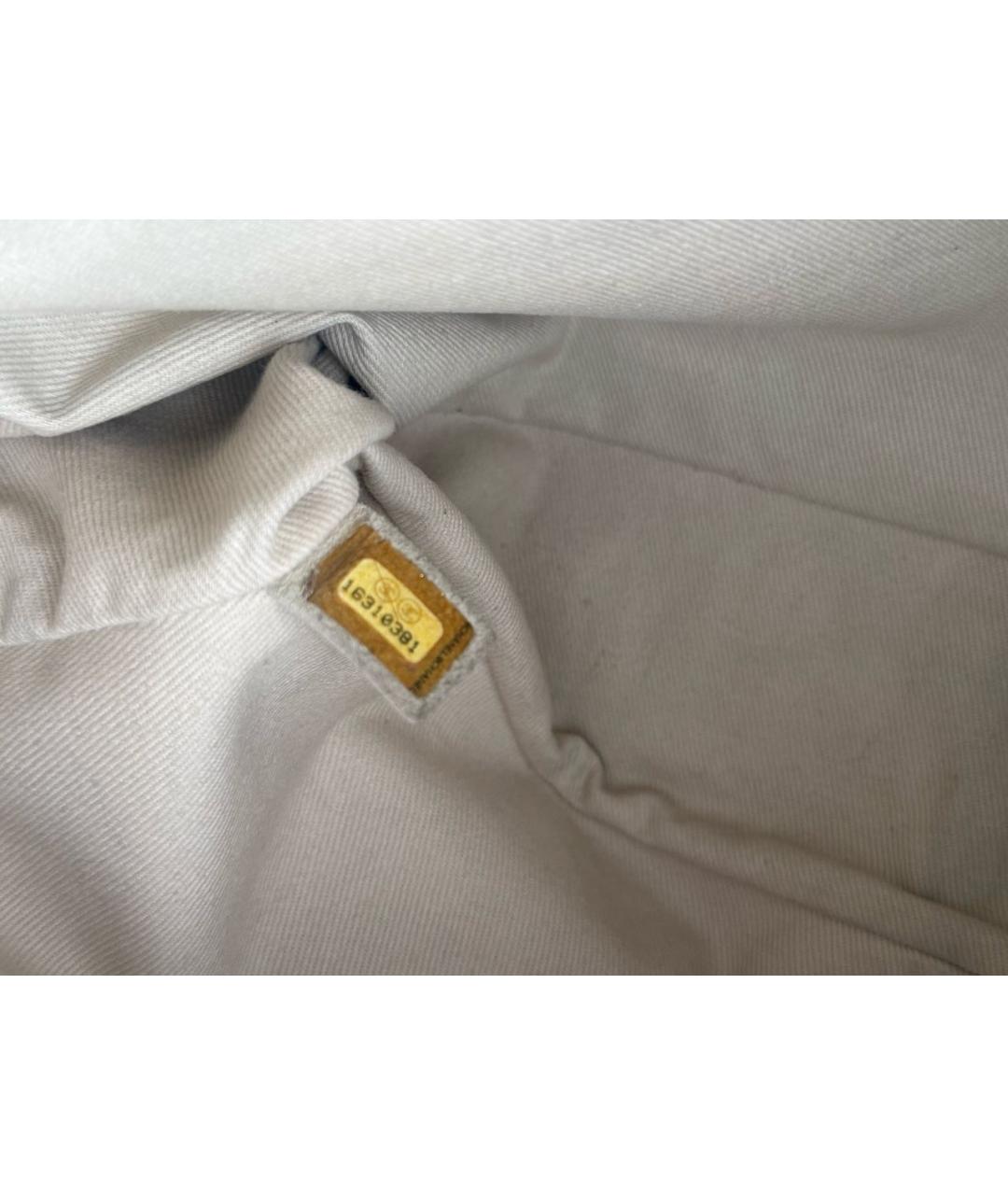 CHANEL Темно-синяя кожаная сумка через плечо, фото 3