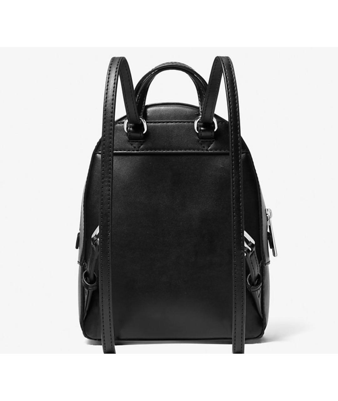 MICHAEL KORS Черный кожаный рюкзак, фото 3