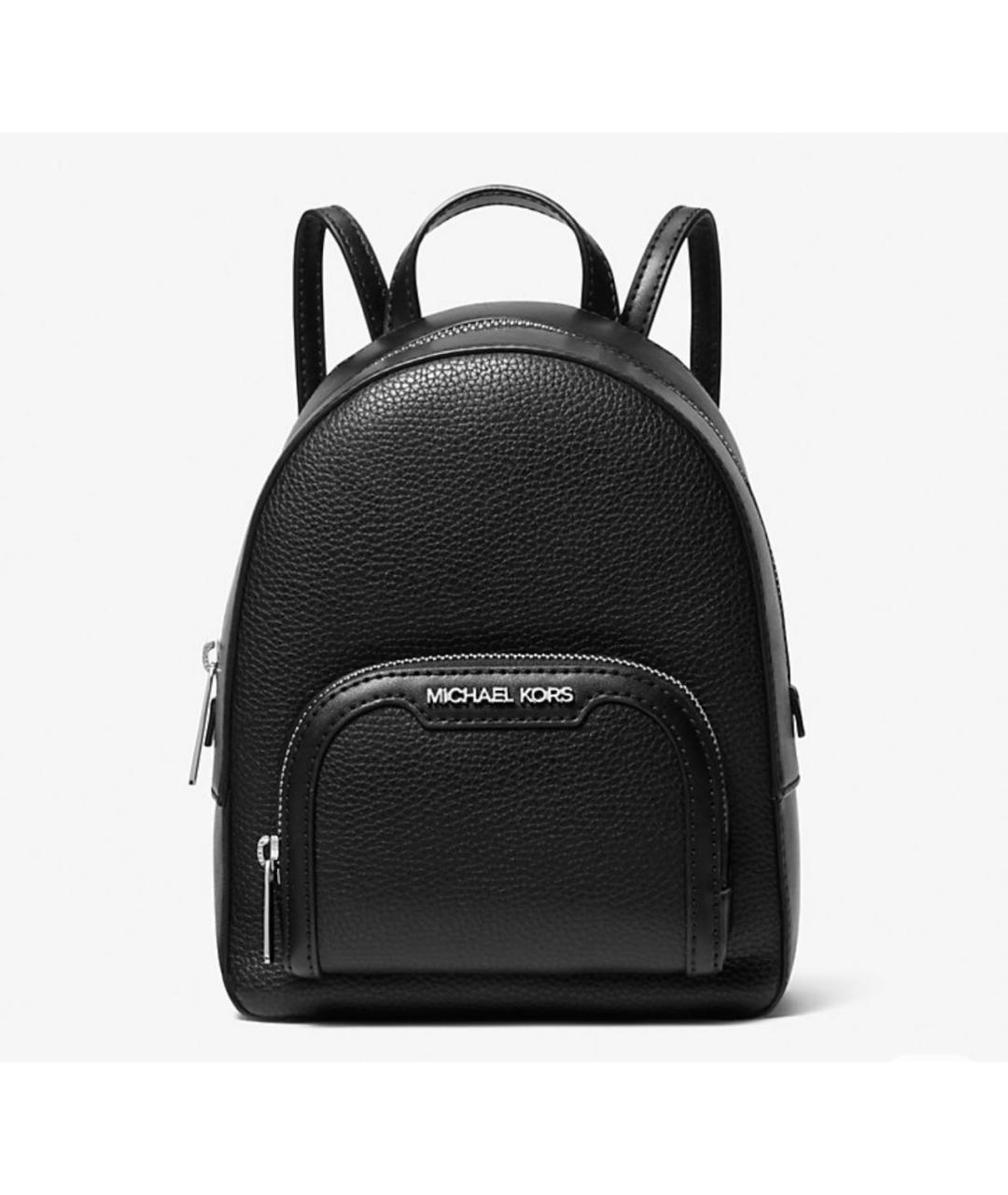 MICHAEL KORS Черный кожаный рюкзак, фото 7