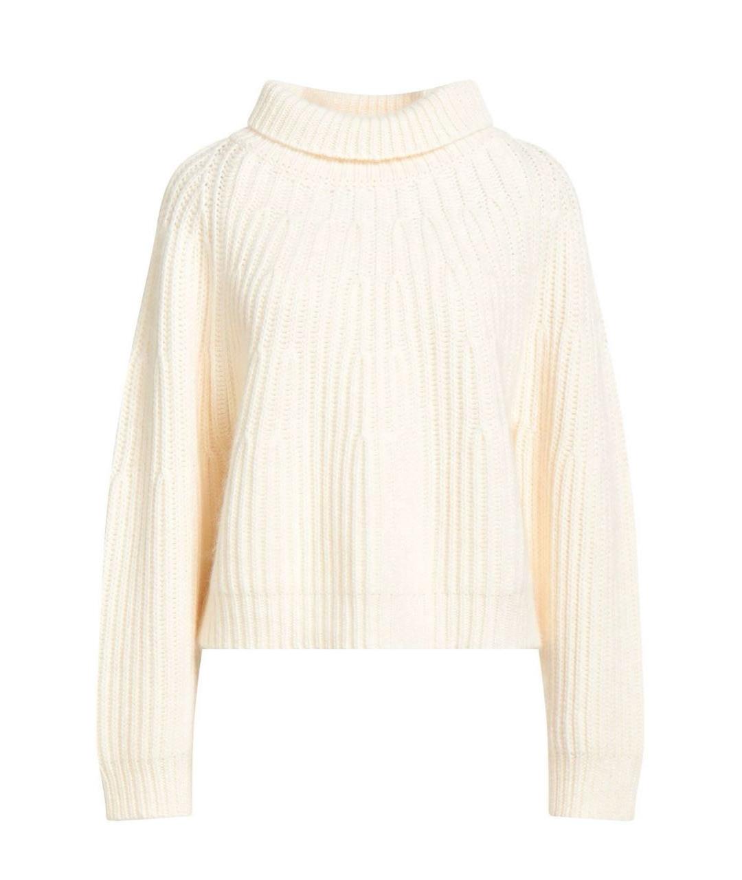 FABIANA FILIPPI Белый шерстяной джемпер / свитер, фото 9