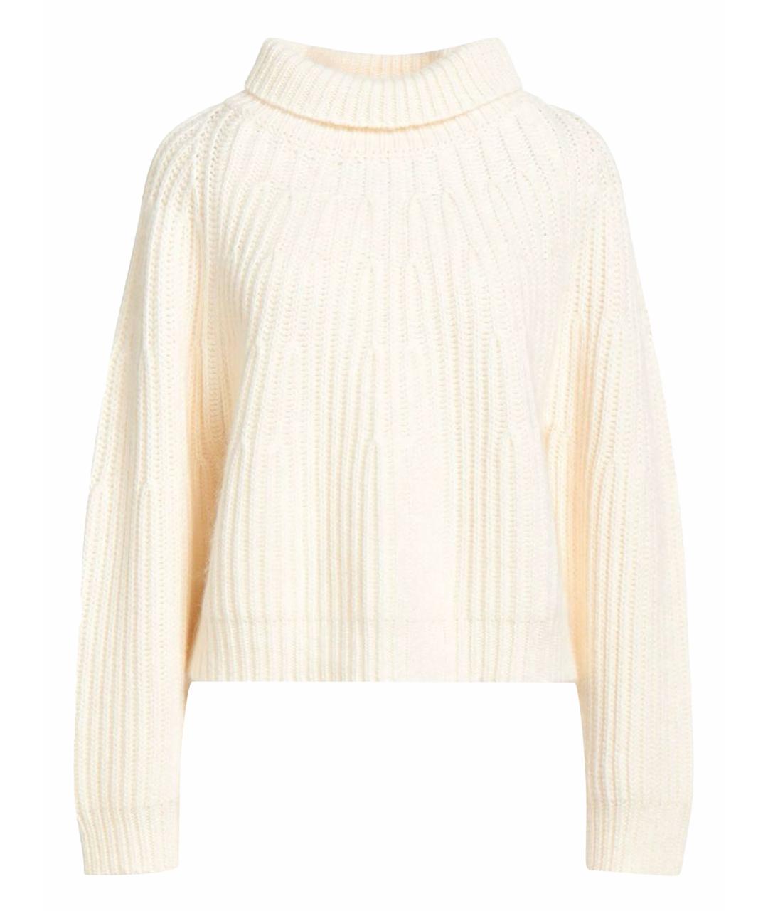 FABIANA FILIPPI Белый шерстяной джемпер / свитер, фото 1