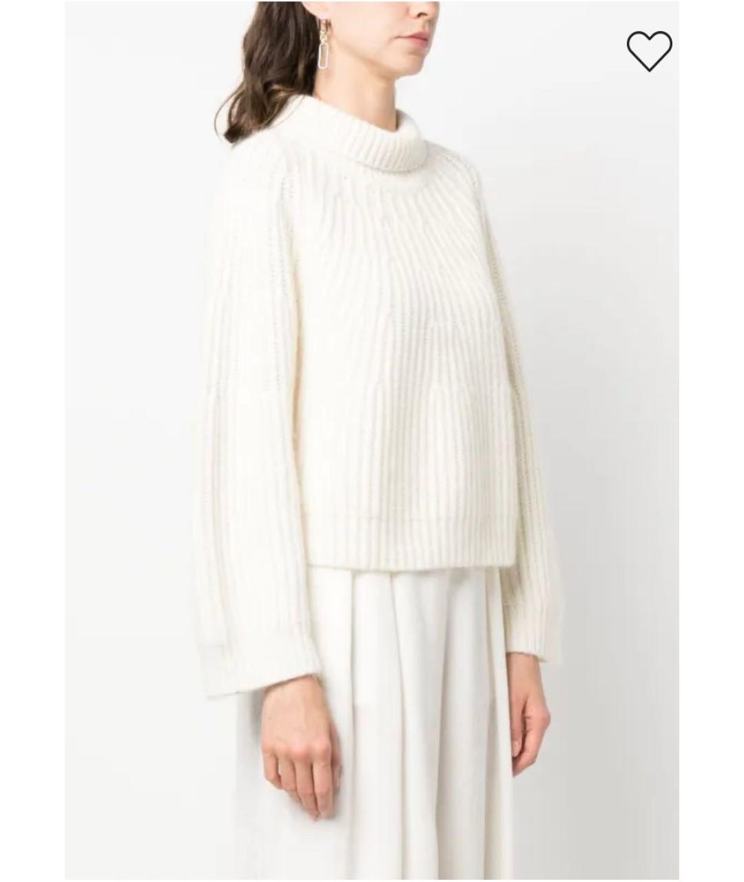 FABIANA FILIPPI Белый шерстяной джемпер / свитер, фото 6