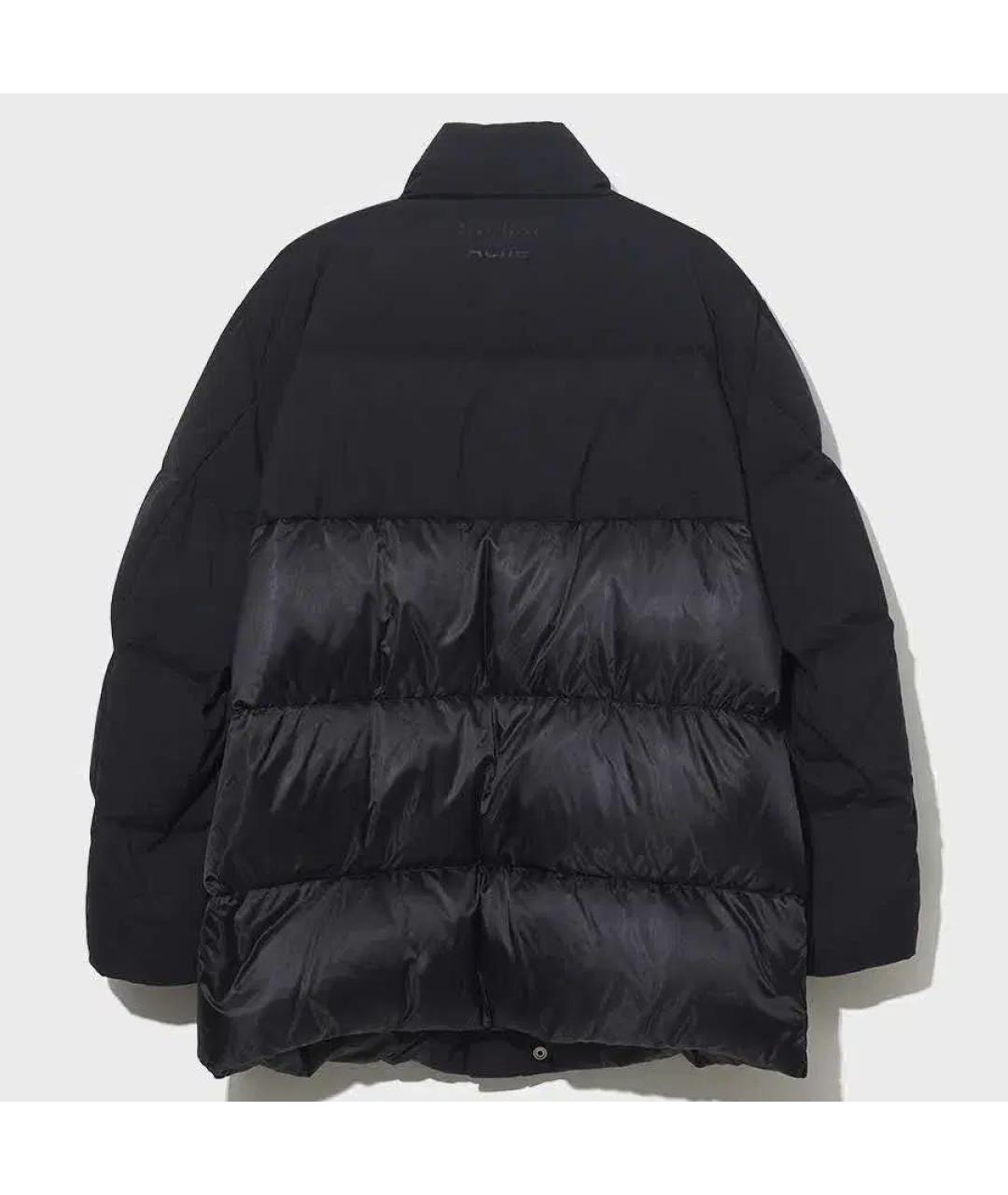 ACNE STUDIOS Черный хлопко-эластановый пуховик, фото 2