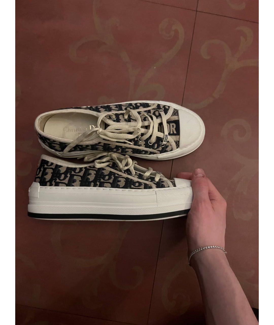 CHRISTIAN DIOR Бежевые кроссовки, фото 8