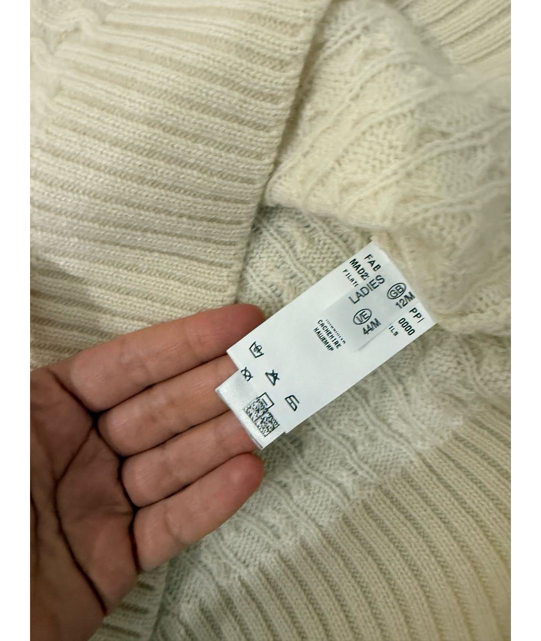 FABIANA FILIPPI Бежевая кашемировая жилетка, фото 3