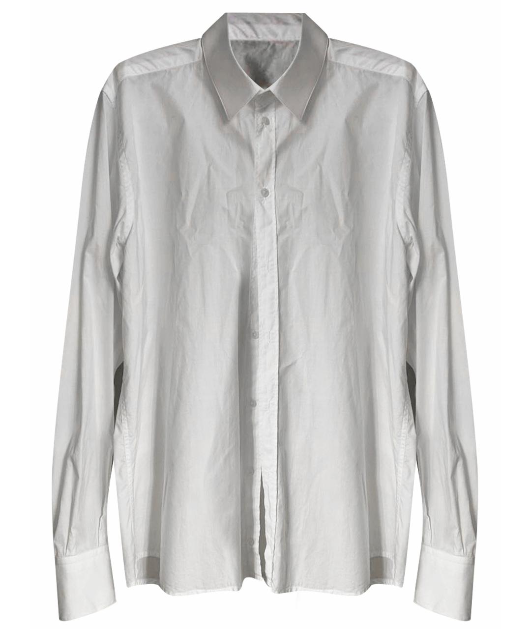 DOLCE&GABBANA Белая хлопковая классическая рубашка, фото 1