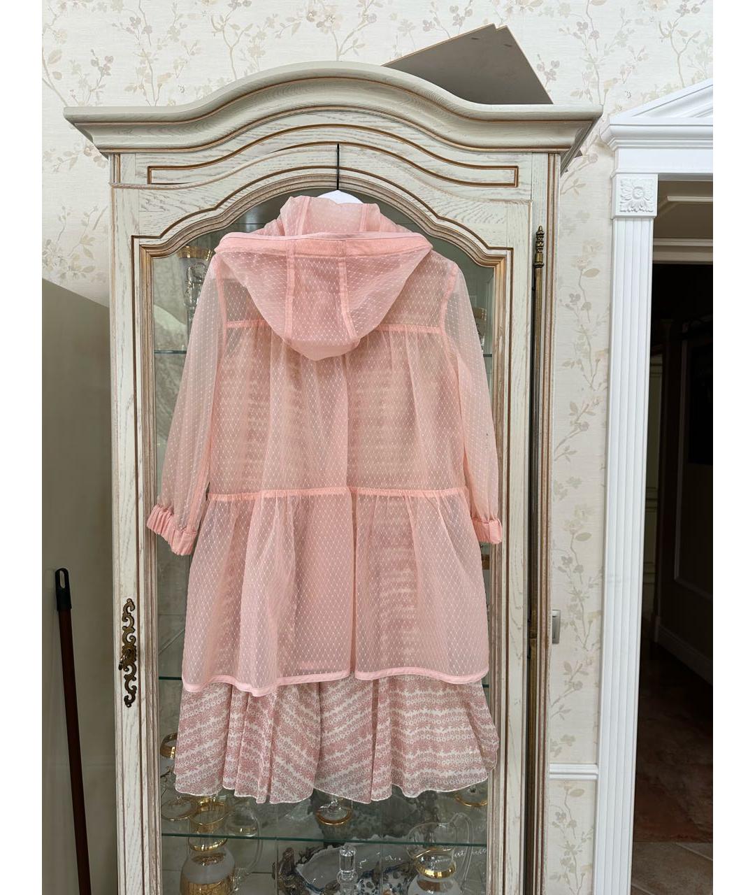 RED VALENTINO Коралловый полиэстеровый тренч/плащ, фото 2