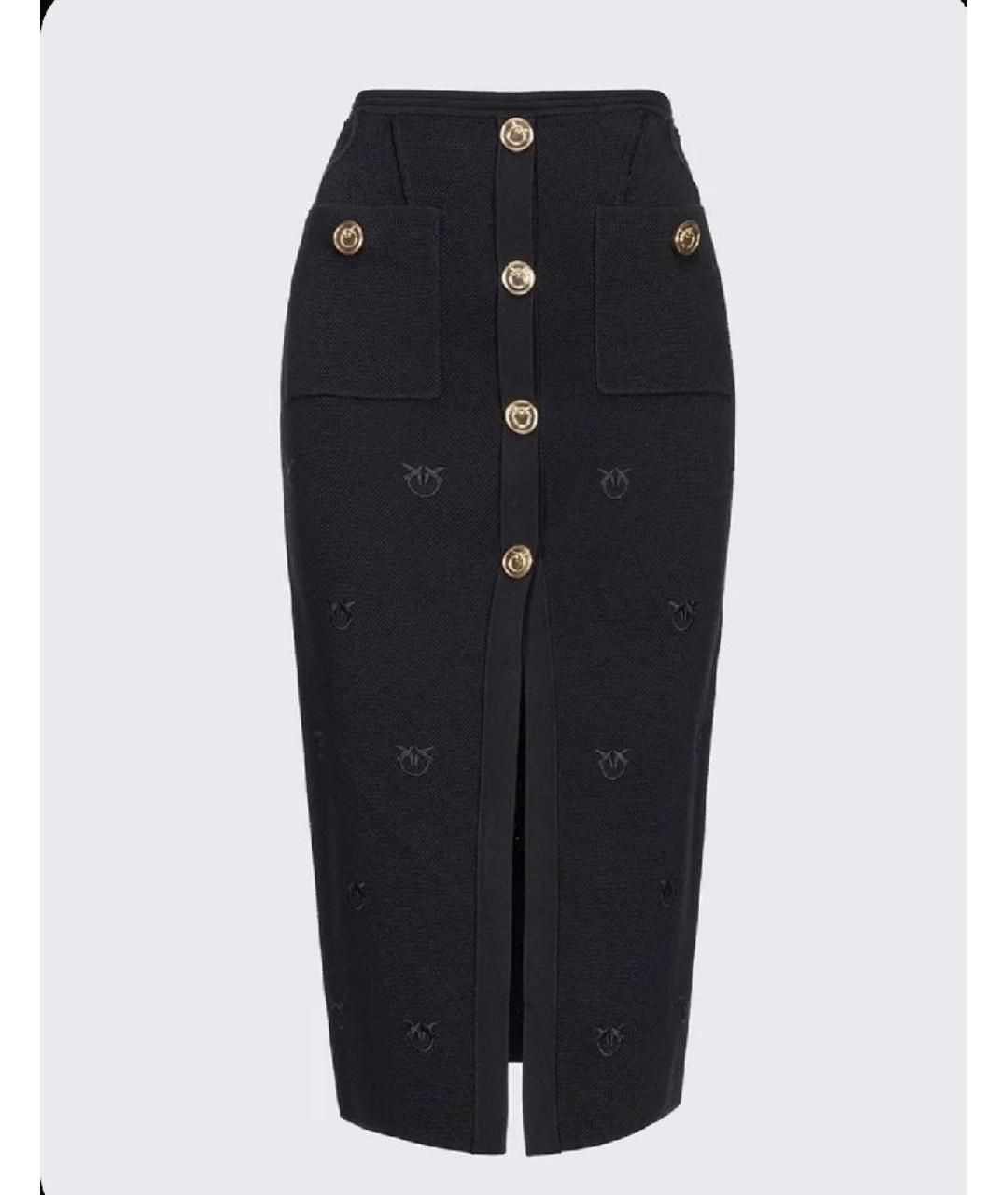 PINKO Черный вискозный костюм с юбками, фото 2