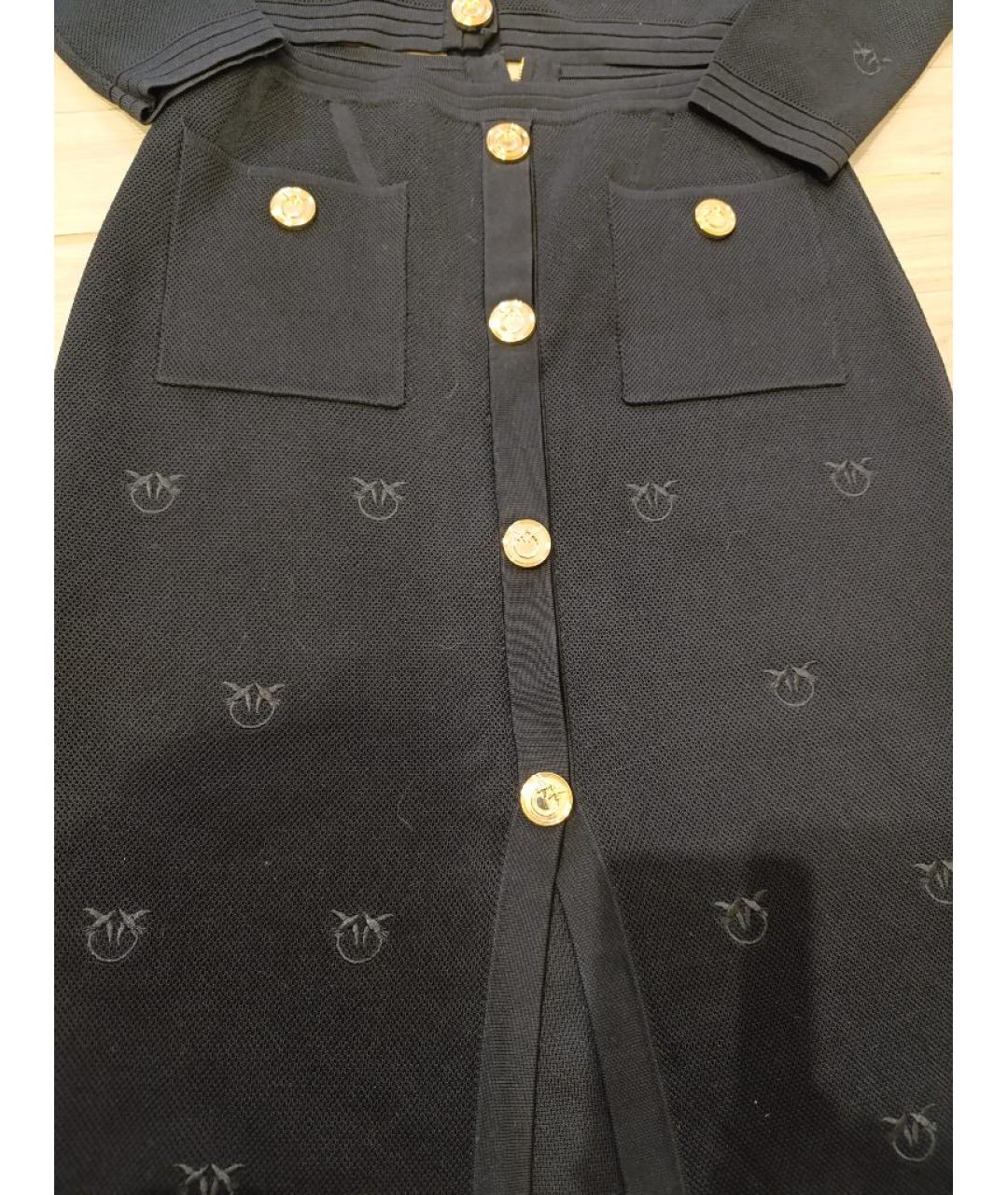 PINKO Черный вискозный костюм с юбками, фото 3