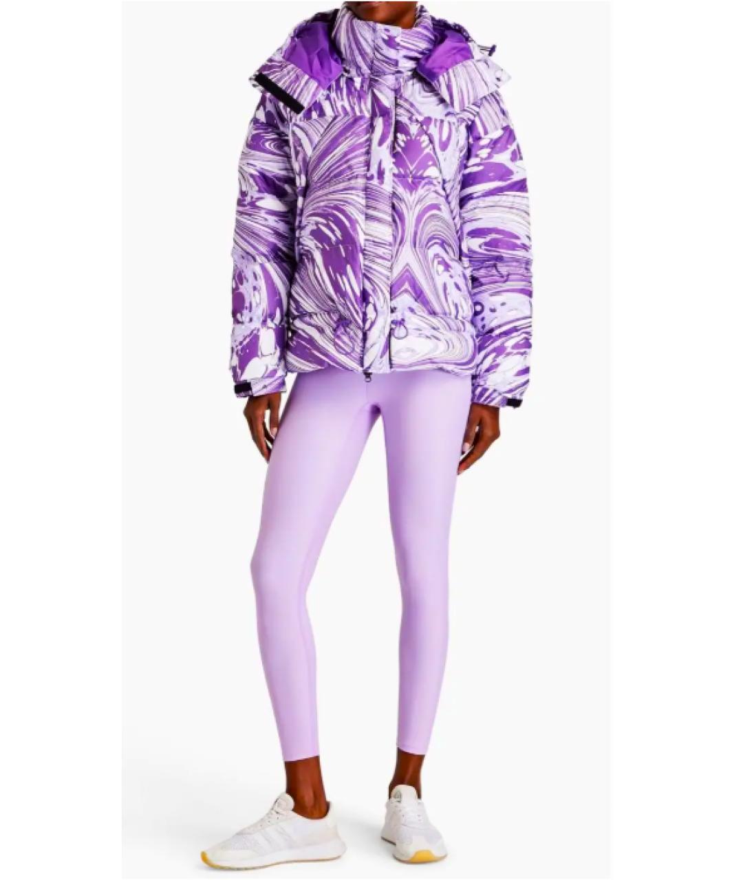 ADIDAS BY STELLA MCCARTNEY Фиолетовый пуховик, фото 2