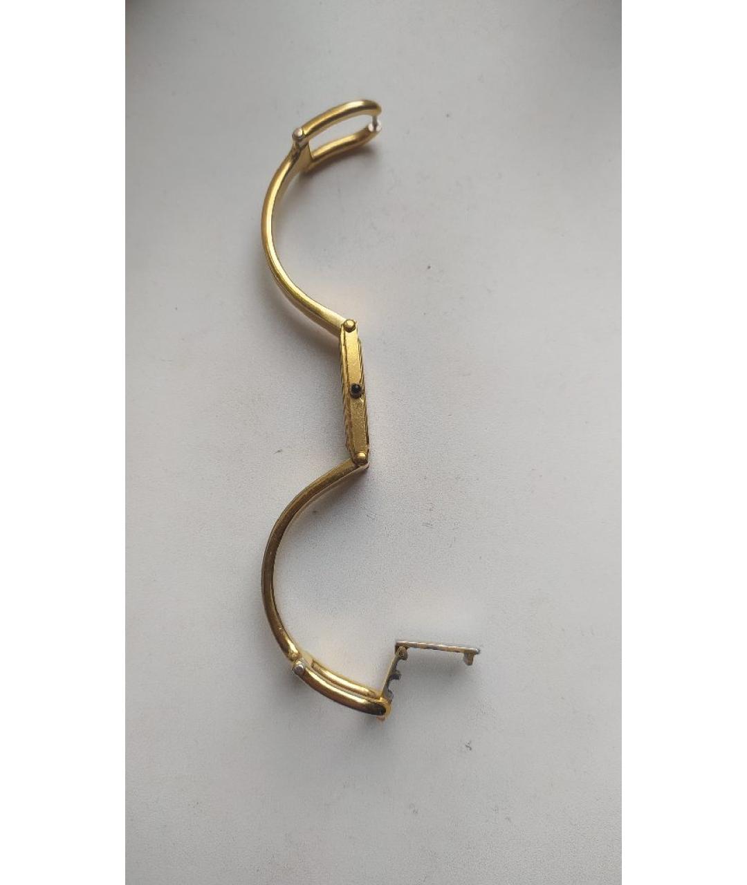 GUCCI Золотые металлические часы, фото 3