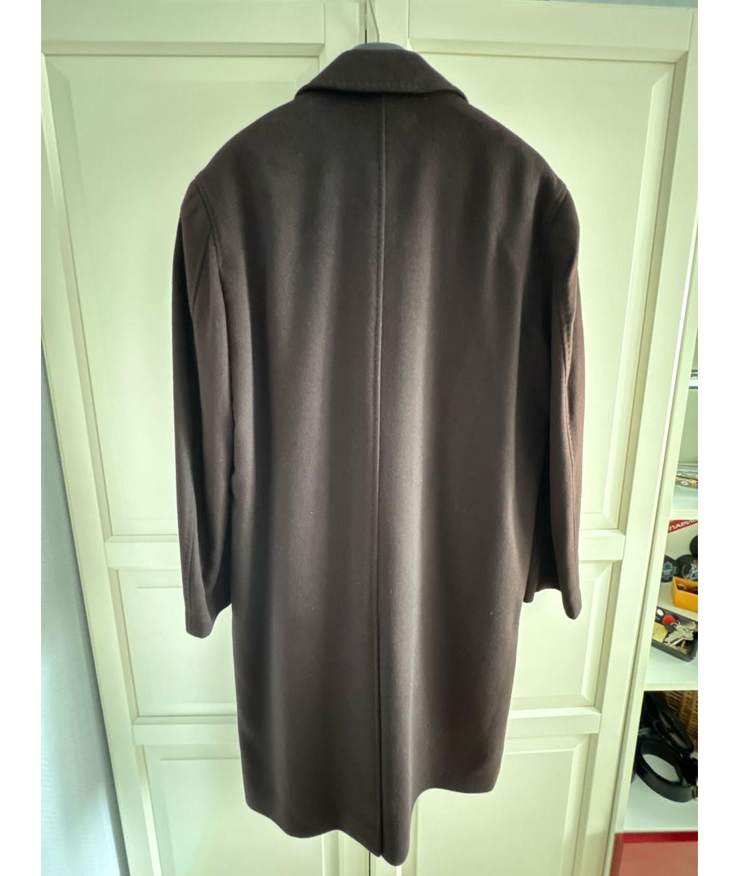 BRIONI Коричневое кашемировое пальто, фото 2