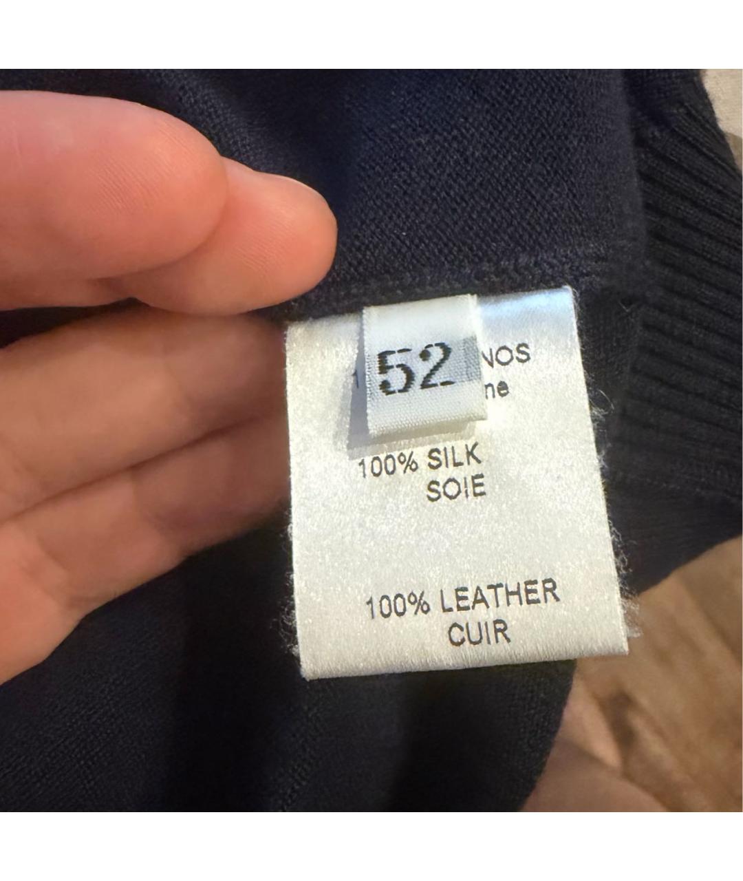 ZILLI Темно-синий кашемировый кардиган, фото 5