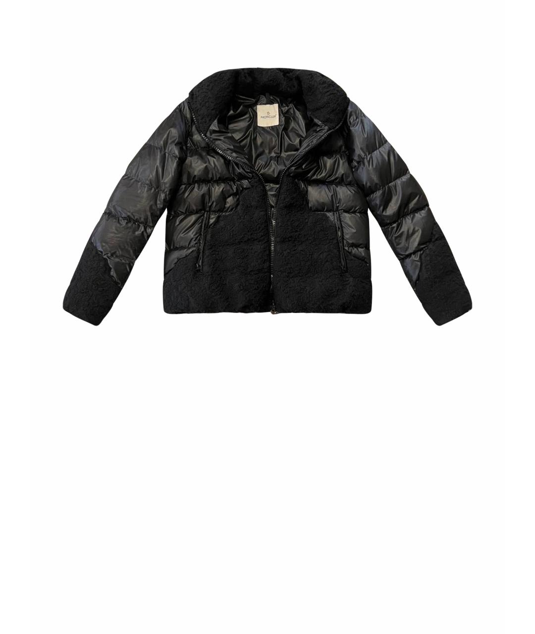 MONCLER Черная кружевная куртка, фото 1