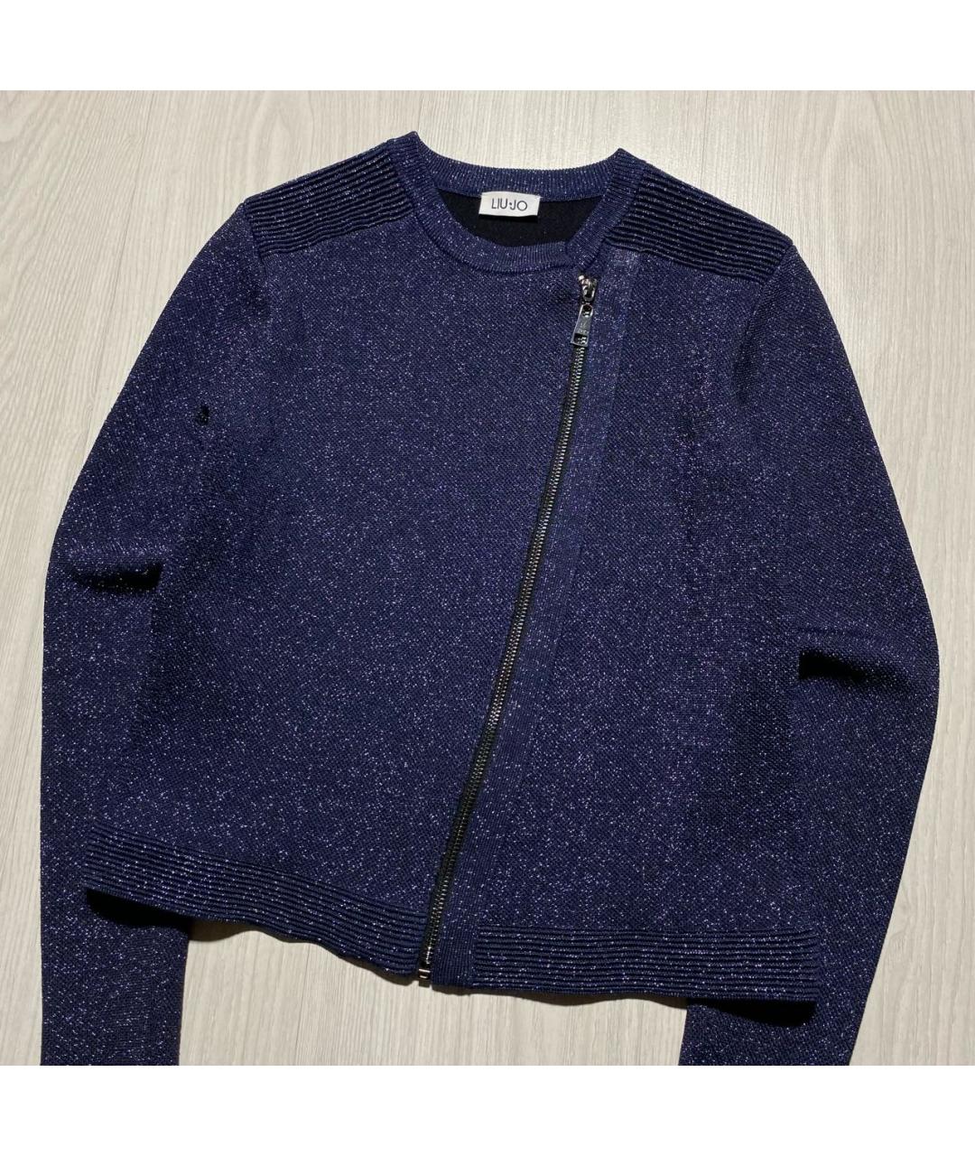 LIU JO Темно-синий кардиган, фото 2