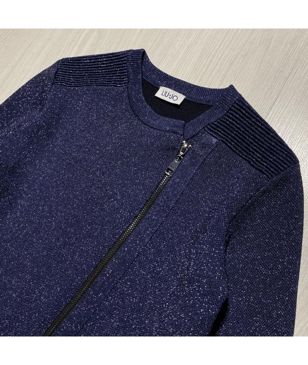 LIU JO Темно-синий кардиган, фото 3