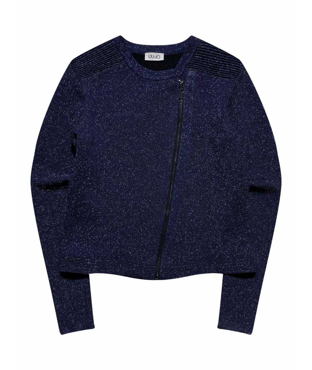 LIU JO Темно-синий кардиган, фото 1