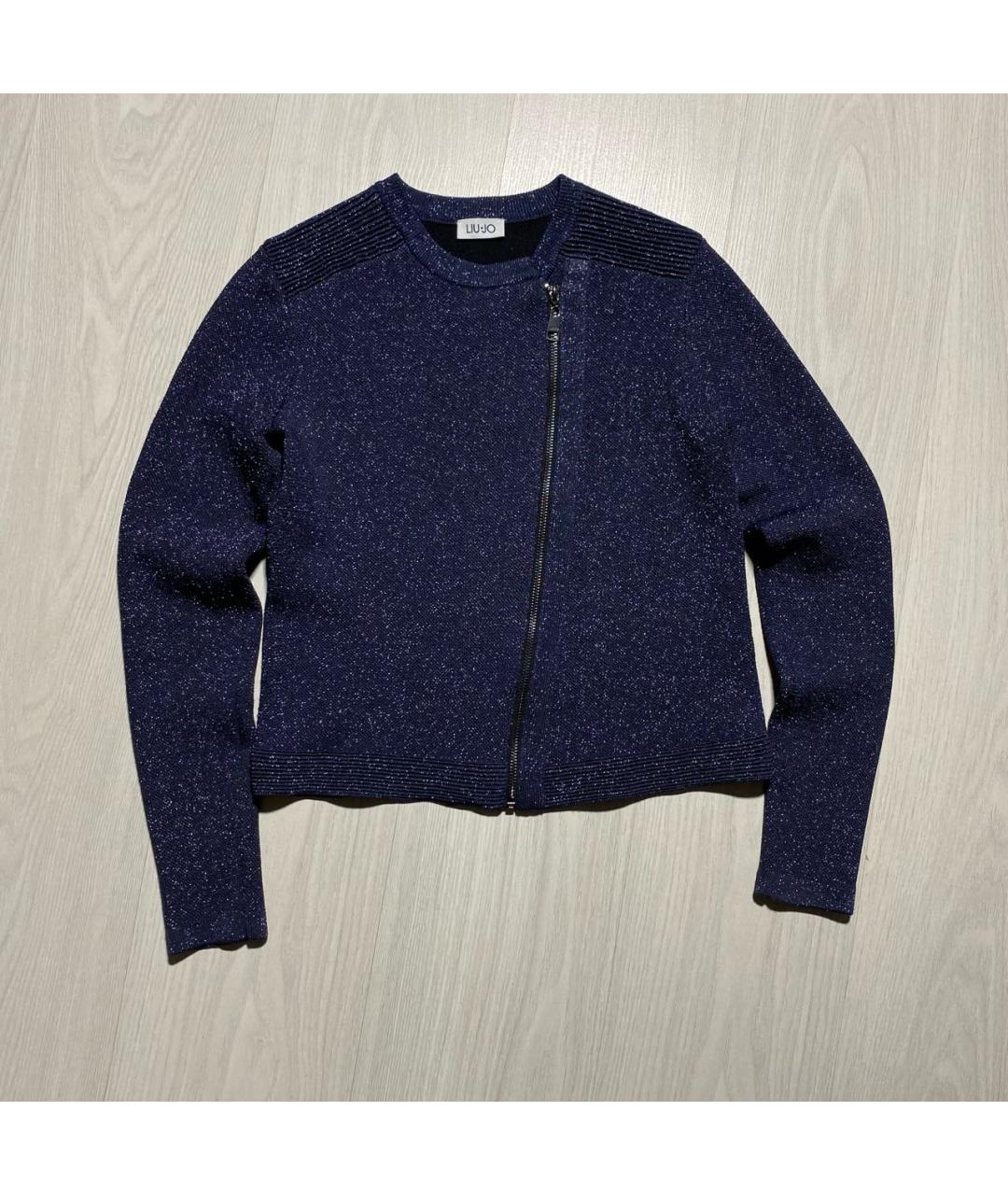 LIU JO Темно-синий кардиган, фото 4