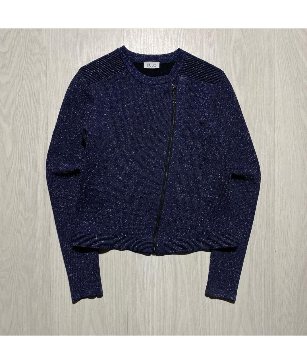 LIU JO Темно-синий кардиган, фото 7
