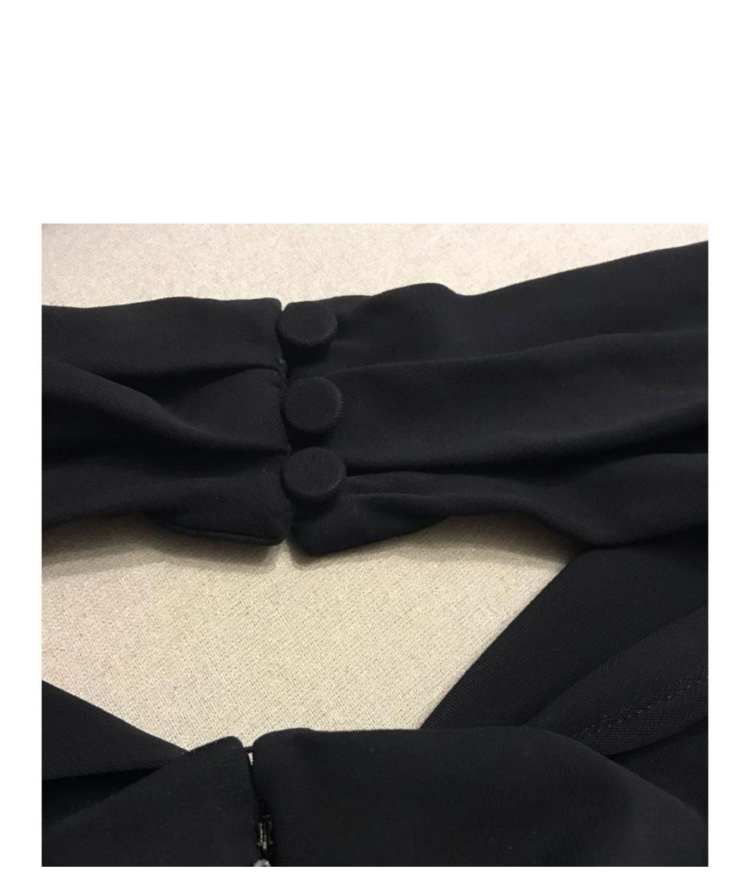 GUCCI Черное вискозное коктейльное платье, фото 8