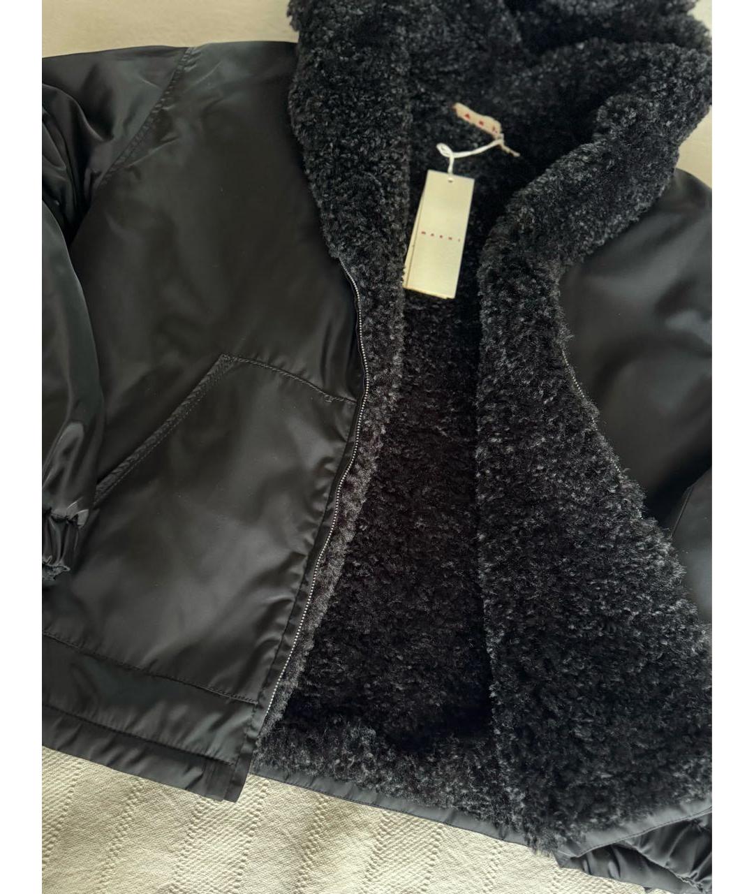 MARNI Черная полиамидовая куртка, фото 5