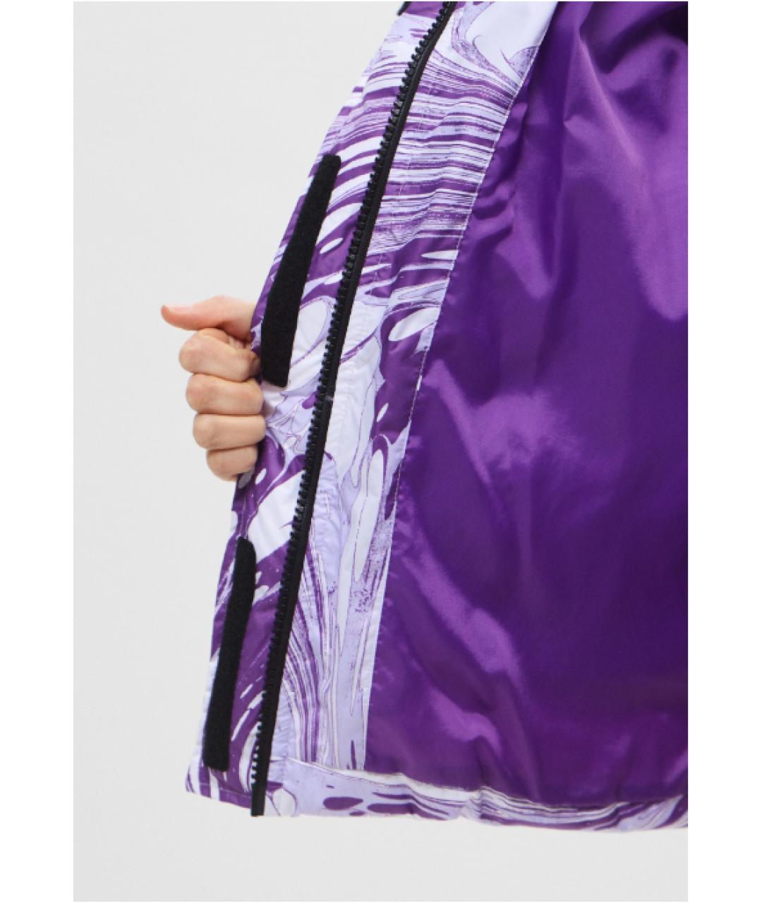 ADIDAS BY STELLA MCCARTNEY Фиолетовый пуховик, фото 6