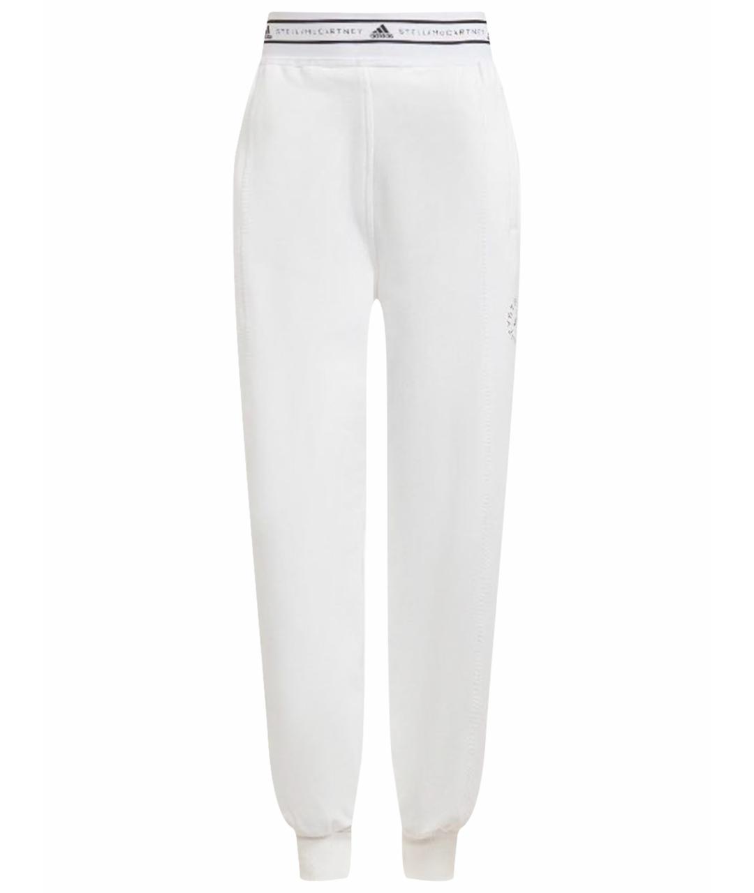 ADIDAS BY STELLA MCCARTNEY Белые хлопковые спортивные брюки и шорты, фото 1
